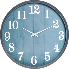 18 Inch Large Outdoor Wall Clock, Waterproof Indoor Outdoor Decorative Clock wit