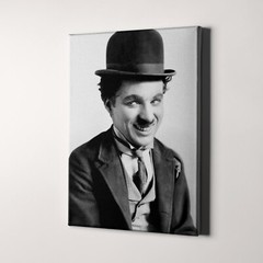 Charlie Chaplin 1920s TV and Movies 1900s Canvas Wall Art Print