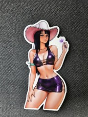4″ Vinyl Weatherproof Waifu Vinyl Sticker Robin Op