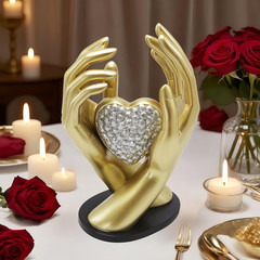 Spring Decorations Wedding Couple Gifts,Table Statues Gold Home Decor Aesthetic