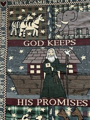 God Keeps His Promises Tapestry Blanket Christian Bible Nursery 42 x 30 in