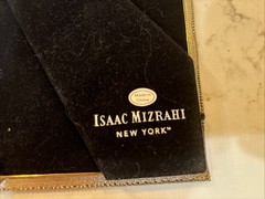 Isaac Mizrahi Picture Photo Frame Gold Tone Texturized Metal Rectangular 5×7