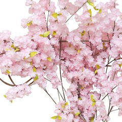 Artificial Cherry Blossom Tree Fake Sakura Tree For Bridal Bouquets Decor US
