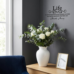 Life is Not Measured Vinyl Wall Lettering Stickers Quotes Sayings Art decal