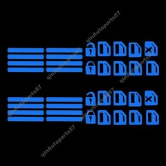 Car Sticker Car Door Window Switch Luminous Sticker Night Safety Accessories