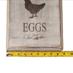 Primative Wooden Farmhouse Farm Fresh Eggs Country Sign Ready To Hang 8.5×11″