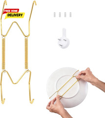 Plate Hangers for Wall,Suitable for 6-8 Inch Art Plate,Stainless Steel Invisible