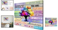 Motivational Wall Art Canvas 12×16 – Beautiful Tree Quotes for Office Decor