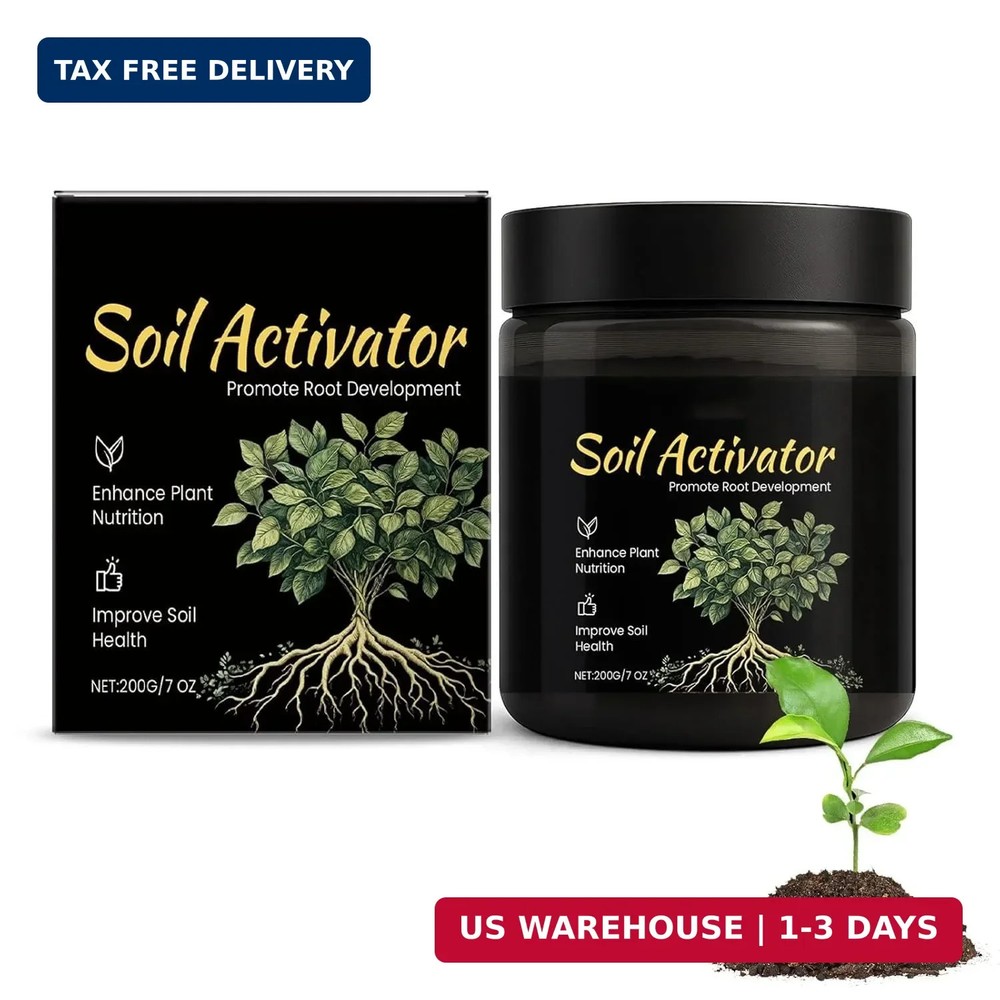 Organic Soil Activator & Plant Fertilizer for Garden Lawn Indoor Outdoor Plants