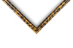 US Art Frames 0.75″ Leopard Print Solid Poplar Wood Picture & Poster Frames