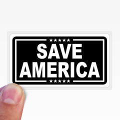 SAVE AMERICA Stickers Trump Conservative 2A Patriot 25+ Bulk Decal Sticker Pack