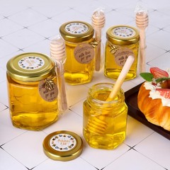 Mcupper 4 oz Small Honey Jars 2.3 inches x 3.2 x inches, clear