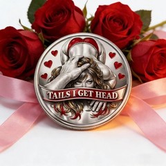 Heads I Get Tail / Tails I Get Head Commemorative Coin, Naughty Adult 1 pc