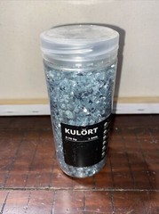 IKEA Kulort blue Decorative Glass Pieces Mirror Effect 700g NEW IN TUB