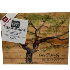 P Graham Dunn Made in America Wood Wall Art Family Strength Love Tree