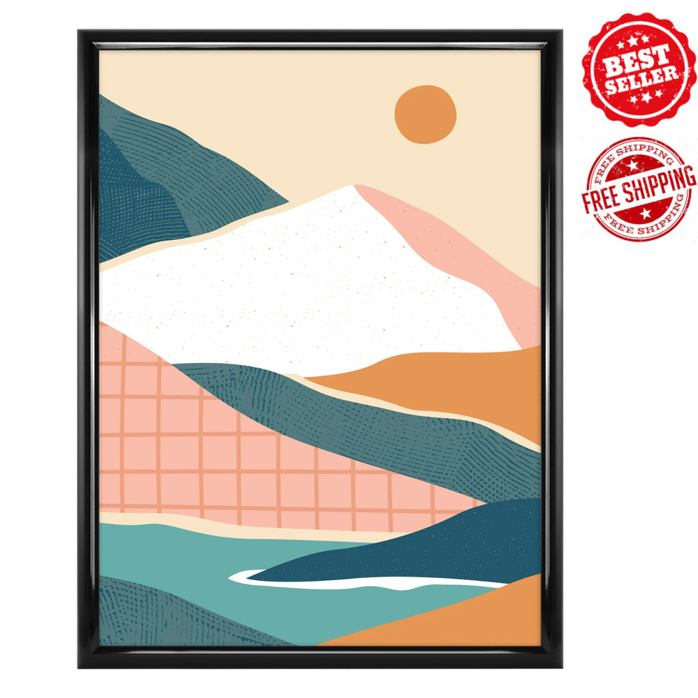 18″ x 24″ Trendsetter Poster and Picture Frame Home Office Wall Decor, Black