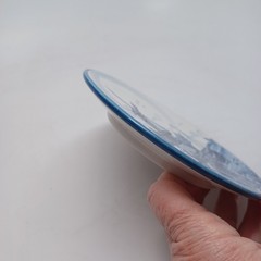 Delft Blue Handpainted Windmill Ceramic Wall Plate Made in Holland 130003
