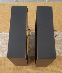 Coral Print, Mirror Effect Black Framed Shadow Boxes, Set of 2, Coastal Classy