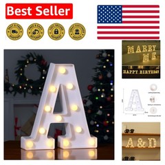 Remote Control Light Up Letters – Elegant Night Light for Celebrations & Parties
