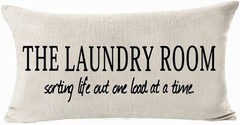 Pillowcase Cushion Cover Rectangle 12X20» The Laundry Room Cotton Linen Home De