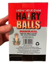 HAIRY BALLS – Grow Your Willy Pecker Chia Pet Plant – Adult Gag Prank Joke