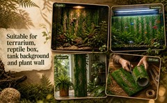 Artificial Moss Bark 11.8 x 11.8 inches Tree Plants Bark DIY for Tree Collar