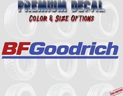 BFGoodrich Sticker 3″ 5.5″ 7.5″ 11″ Tires All Mud Terrain KO2 Drag Radial 16 17