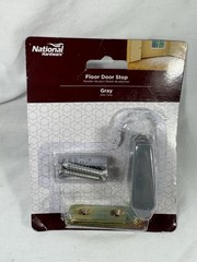 New National Hardware Gray Floor Door Stop N215-905 Wall Hardwood Protection