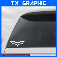 BATMAN DARK KNIGHT LOGO SYMBOL STICKER OUTLINE CAR VINYL DECAL BATMAN BEGIN