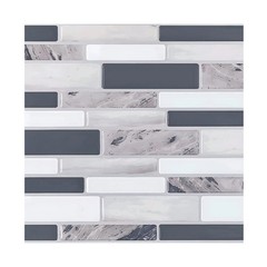 10pcs Wall Panels Self Adhensive Wall Tiles Waterproof Removable for Living Room