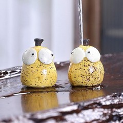 Two Color Changing Snow Pear Resin Tea Pet 5.7cm Kung Fu Tea Tray Accessories