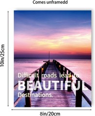 SGGYEFOK Motivational Wall Art Decoration Painting | 6-pack 8 x 10 inches, Suita