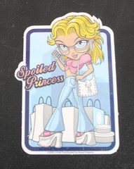 Spoiled Princess 2003 Y2K ODM Brand Import Prism Holo Girl Power Vending Sticker