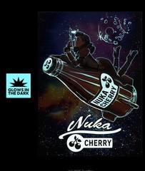 Displate Fallout–Nuka Cherry Girl–Limited Edition – x/1000 Fast & Safe Shipping
