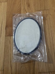 Oval Blank Embroidery Tapestry Blue Frame 8 inches tall 5.5 inches wide