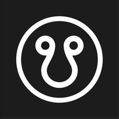 Ketu Symbol In Circle Astrology Sign Vinyl Decal Cosmic Bumper Sticker