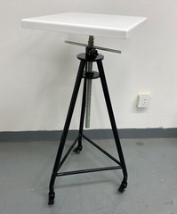Floor Sculpture Pottery Stand 15x15in Sculpture Trestle Turntable Display Stand