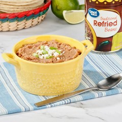 (6 pack) Great Value Traditional Refried Beans 16 oz