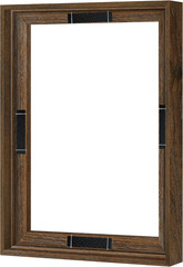 12X16 Canvas Floating Frame with 0.9″ Deep, Brown Floater Frame for Canvas Paint