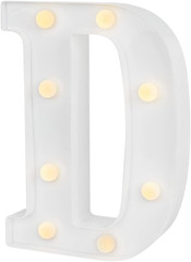 Restaurantware Illumify 6.3″ LED Light-Up Letter D for Events and Parties