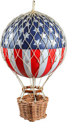 Hot Air Balloon Figurine Model USA Stars & Stripes 6″ Hanging Ceiling Home Decor