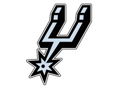 #0117 San Antonio Spurs Symbol Logo Basketball Fan Sticker Waterproof Vinyl Car