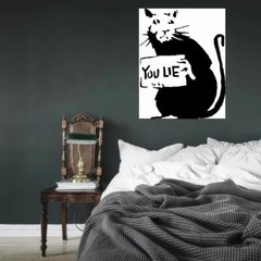 V1163 Banksy You Lie Rat Cool Graffiti Street Art Decor WALL POSTER PRINT