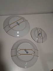 Vintage Blue And White Danube China Japan Mini Gallery Wall Plates Cottagecore