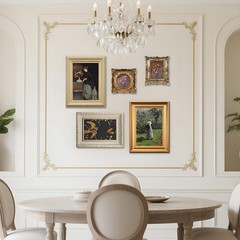 10 Pack Vintage Picture Frames for 10 x 8 inches to 3 x 2 inches, Classic