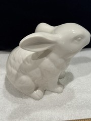 Pottery Barn Easter Bunny Rabbit Hare White Spring Easter Farmhouse Decor