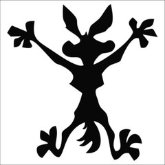 Wile E Coyote – Vinyl Decal Home Décor 10″ x 10″