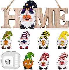 LittleFox 3D Gnome Interchangeable Seasonal Welcome Sign (Upgrade Designed)