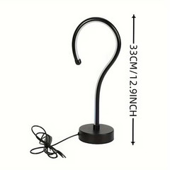 Creative Question Mark Shape Table Lamp, USB Three-color Dimming Desktop Light