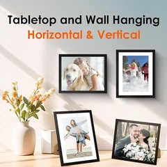 8×10 Picture Frame 1 Pack, Photo Frame with HD Plexiglass, Display Pictures